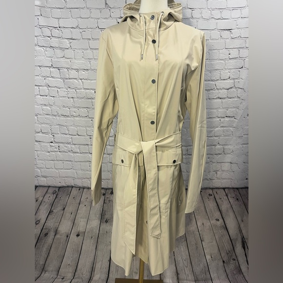 NWT Rains Curve Hooded Jacket -XL - Picture 6 of 14